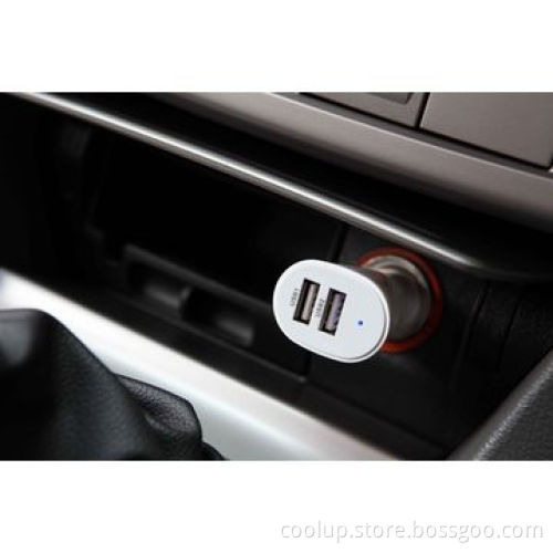 Car charger, dual output, 3A